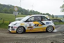 Fabian Kreim im Opel Adam R2.  Foto: Auto-Medienportal.Net/ADAC